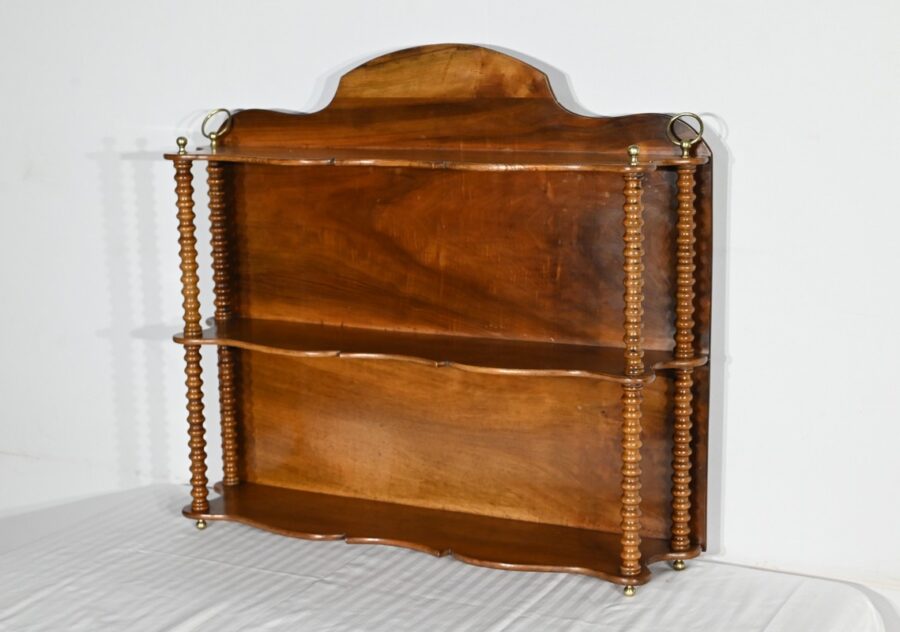Etagère en Noyer, époque Louis Philippe – Milieu XIXe – Image 3