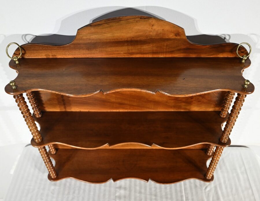 Etagère en Noyer, époque Louis Philippe – Milieu XIXe – Image 4