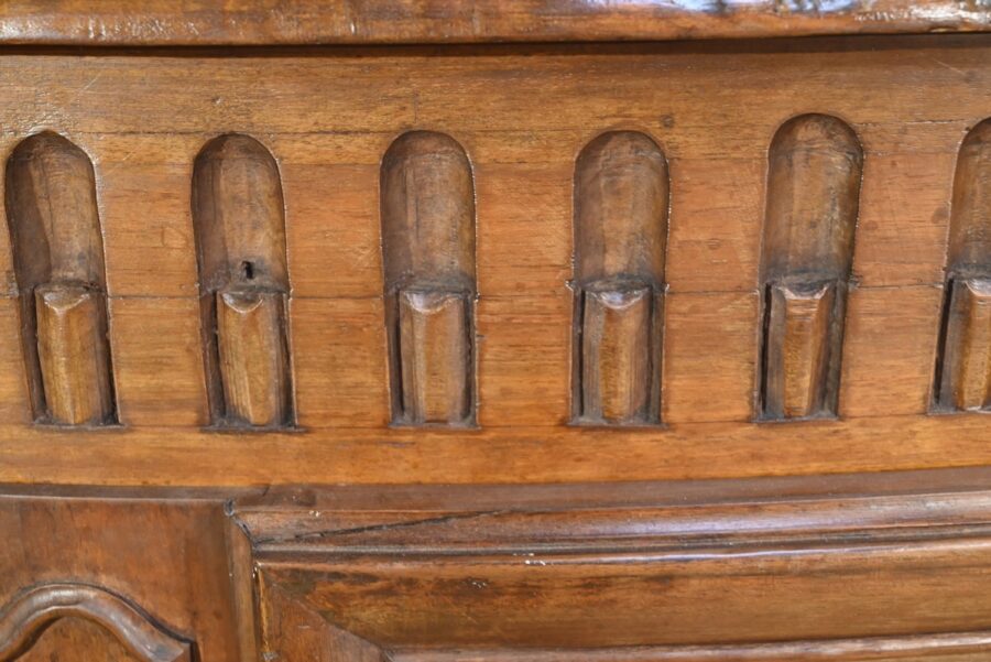 Paire d’Importantes Encoignures de Propriété en Noyer, style Régence – XVIIIe – Image 11