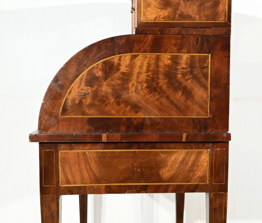 Petit Bureau Bonheur du Jour en Acajou, style Louis XVI / Directoire – Début XXe – Image 27