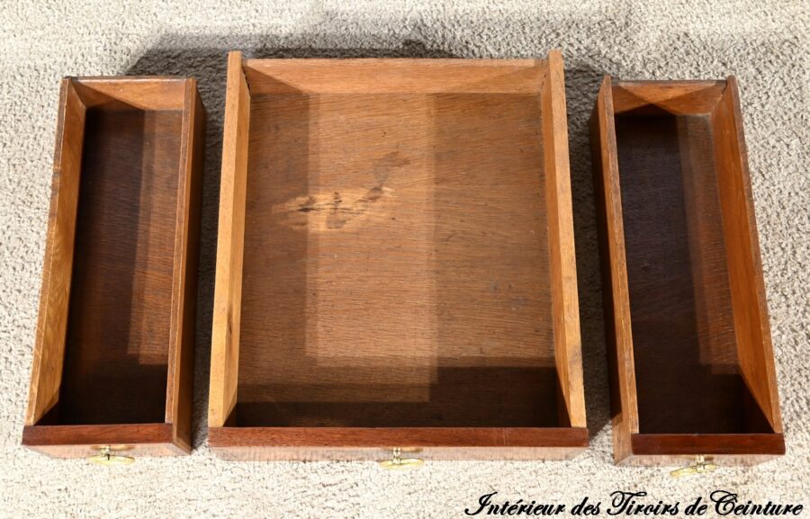 Petit Bureau Bonheur du Jour en Acajou, style Louis XVI / Directoire – Début XXe – Image 37