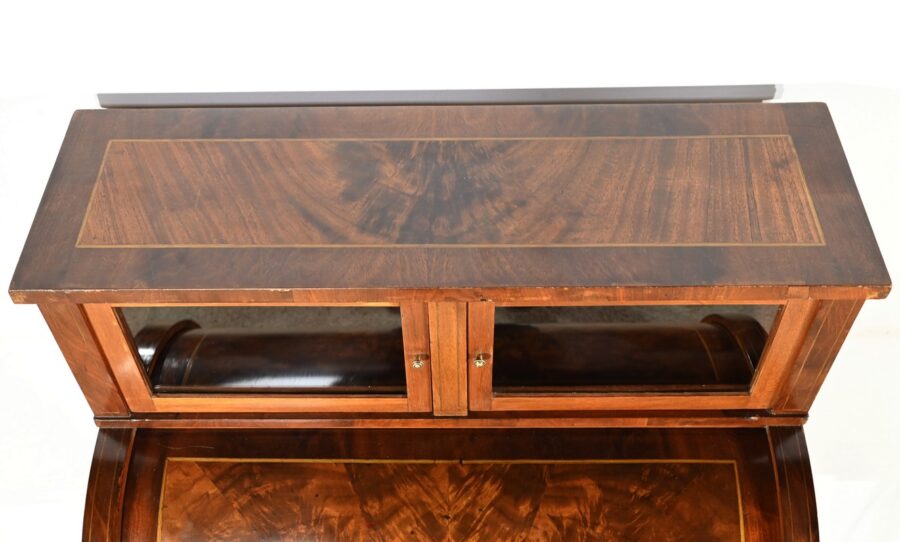 Petit Bureau Bonheur du Jour en Acajou, style Louis XVI / Directoire – Début XXe – Image 7