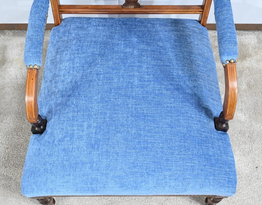 Petit Fauteuil en Palissandre, époque Restauration – Début XIXe – Image 4