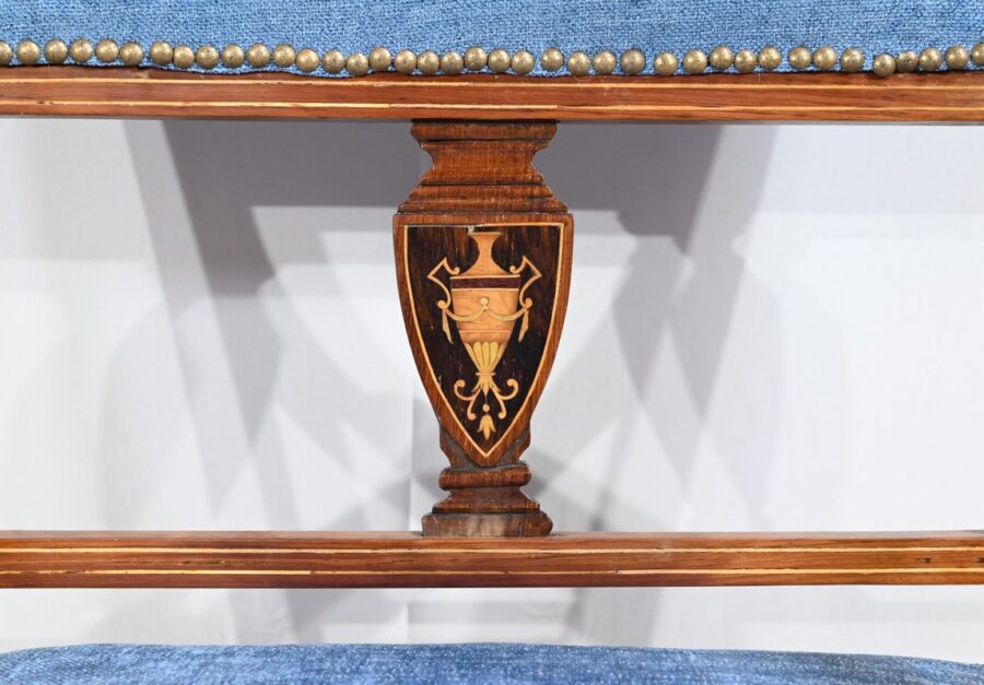 Petit Fauteuil en Palissandre, époque Restauration – Début XIXe – Image 10