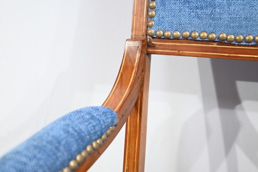 Petit Fauteuil en Palissandre, époque Restauration – Début XIXe – Image 12