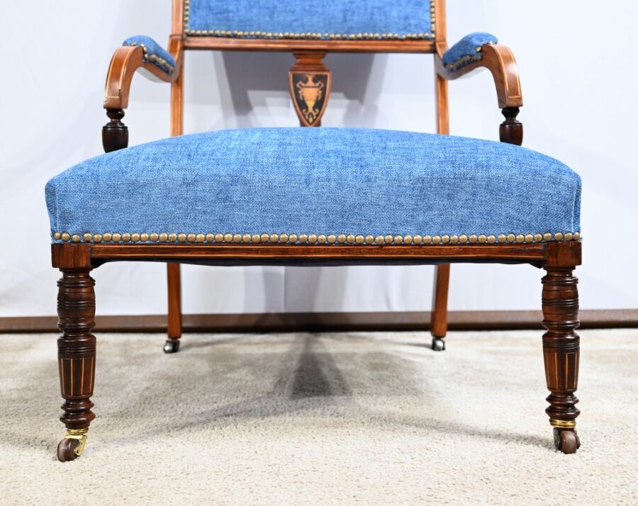 Petit Fauteuil en Palissandre, époque Restauration – Début XIXe – Image 18