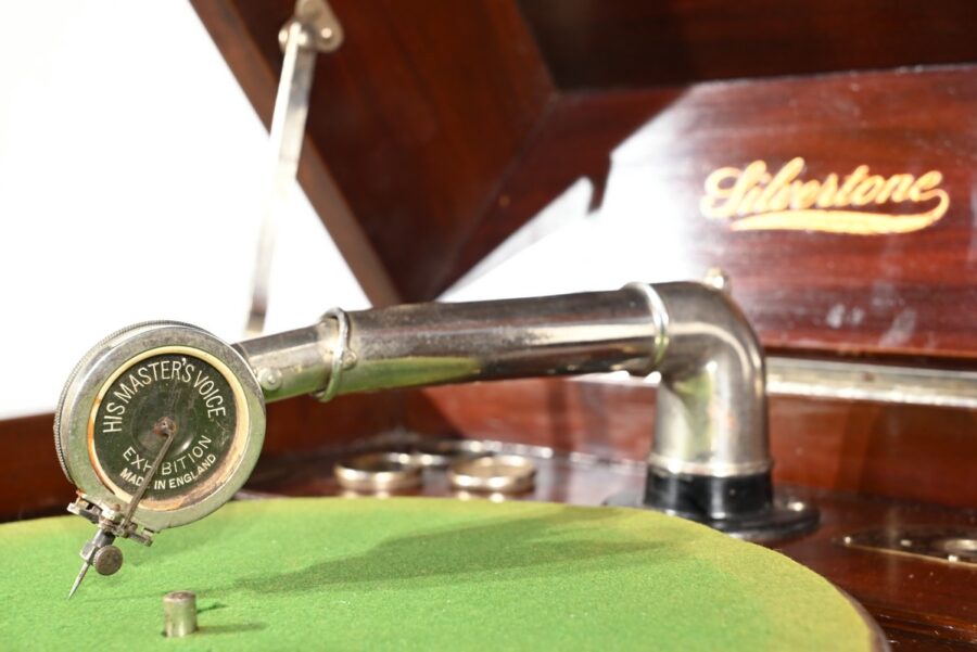 Phonographe Silvertone, Model VII, en Acajou – 1920 – Image 15