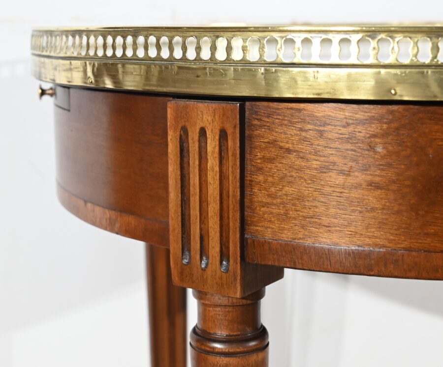 Table Bouillotte en Acajou, style Louis XVI – Milieu XXe – Image 10