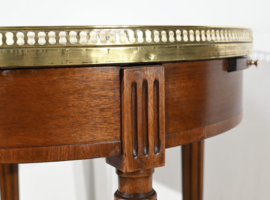 Table Bouillotte en Acajou, style Louis XVI – Milieu XXe – Image 11