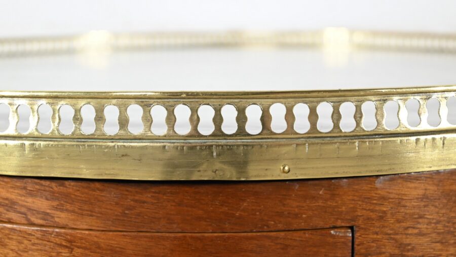 Table Bouillotte en Acajou, style Louis XVI – Milieu XXe – Image 12