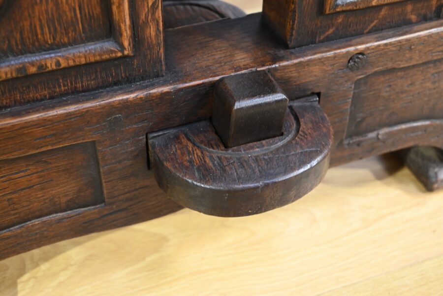 Table Bureau en Chêne, style Néogothique – Début XXe – Image 22