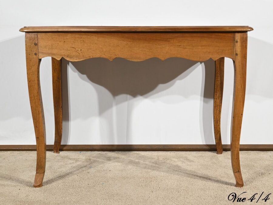 Table Bureau en Noyer et Merisier, style Louis XV – Début XIXe – Image 18