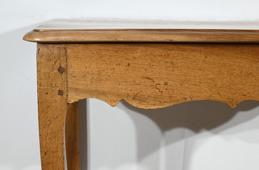 Table Bureau en Noyer et Merisier, style Louis XV – Début XIXe – Image 19