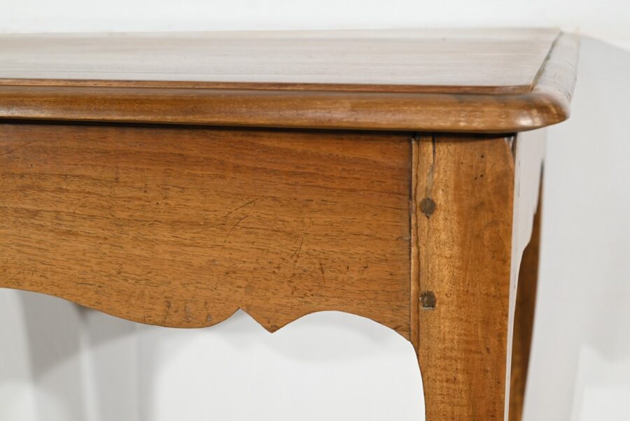 Table Bureau en Noyer et Merisier, style Louis XV – Début XIXe – Image 20
