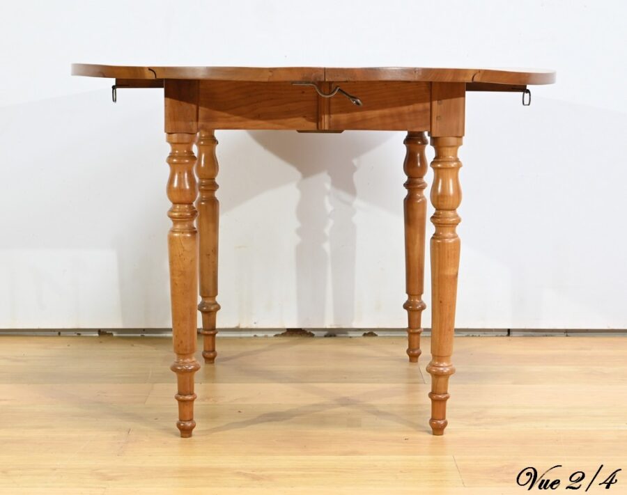 Table Modulable en Merisier, style Louis Philippe – 2ème Partie XIXe – Image 15