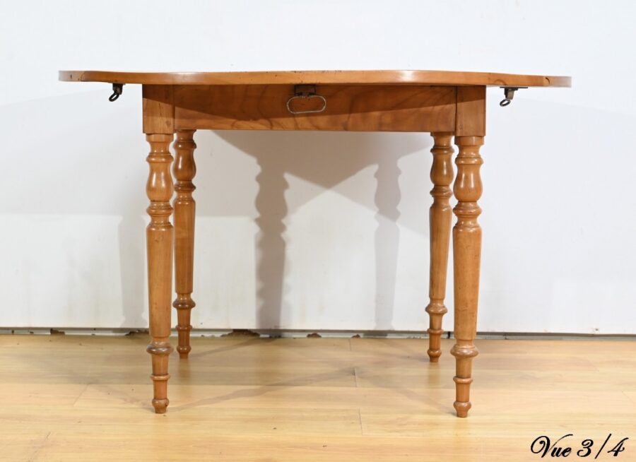 Table Modulable en Merisier, style Louis Philippe – 2ème Partie XIXe – Image 17