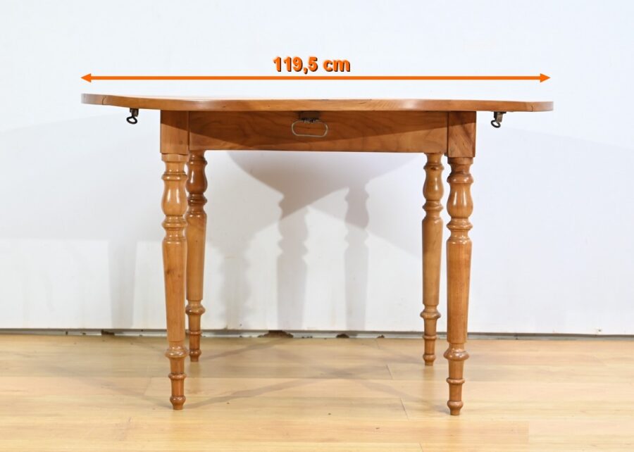 Table Modulable en Merisier, style Louis Philippe – 2ème Partie XIXe – Image 27