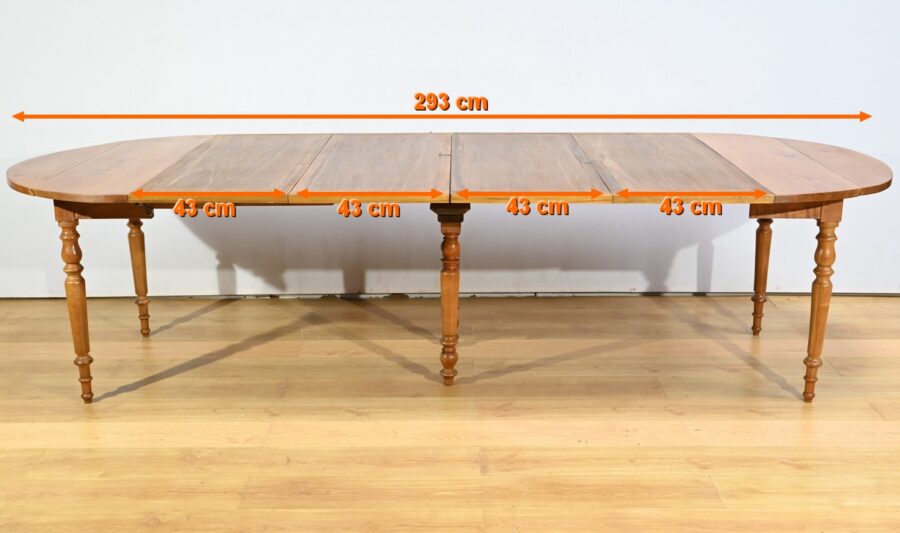 Table Modulable en Merisier, style Louis Philippe – 2ème Partie XIXe – Image 28