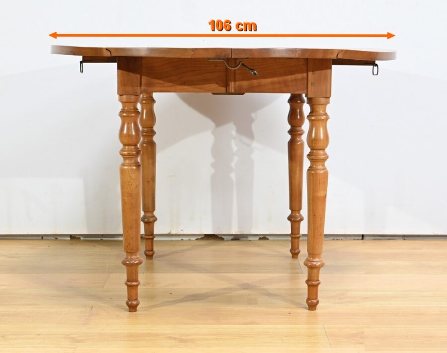 Table Modulable en Merisier, style Louis Philippe – 2ème Partie XIXe – Image 29