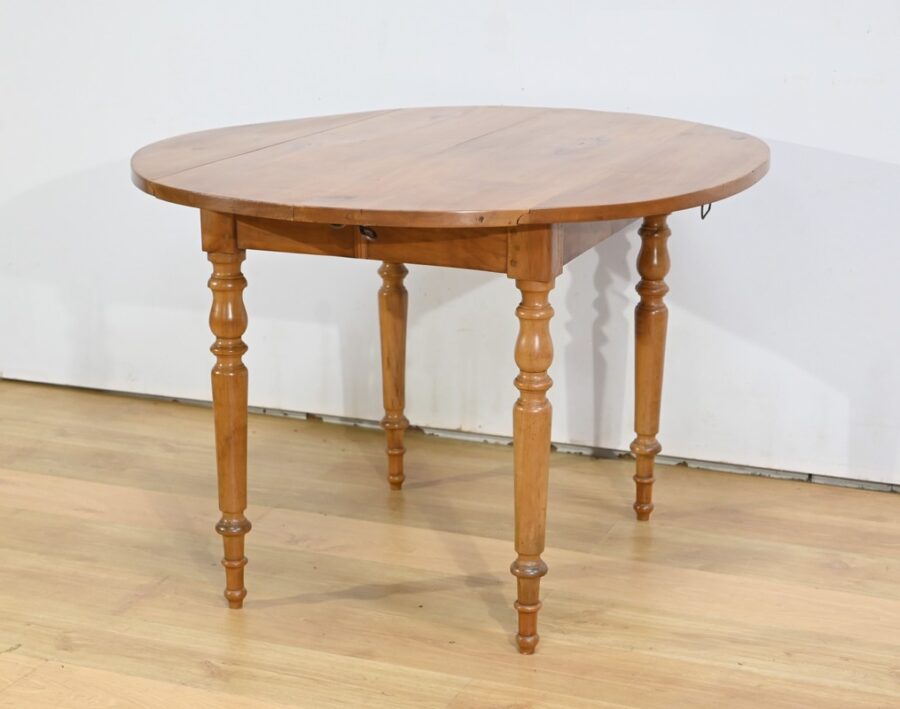 Table Modulable en Merisier, style Louis Philippe – 2ème Partie XIXe – Image 3