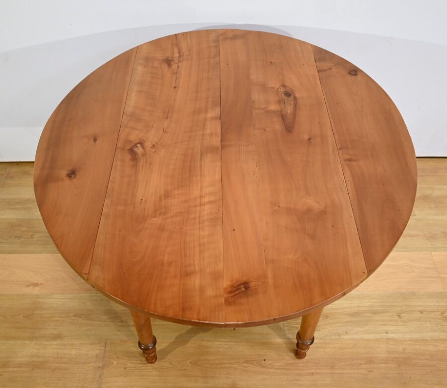 Table Modulable en Merisier, style Louis Philippe – 2ème Partie XIXe – Image 4