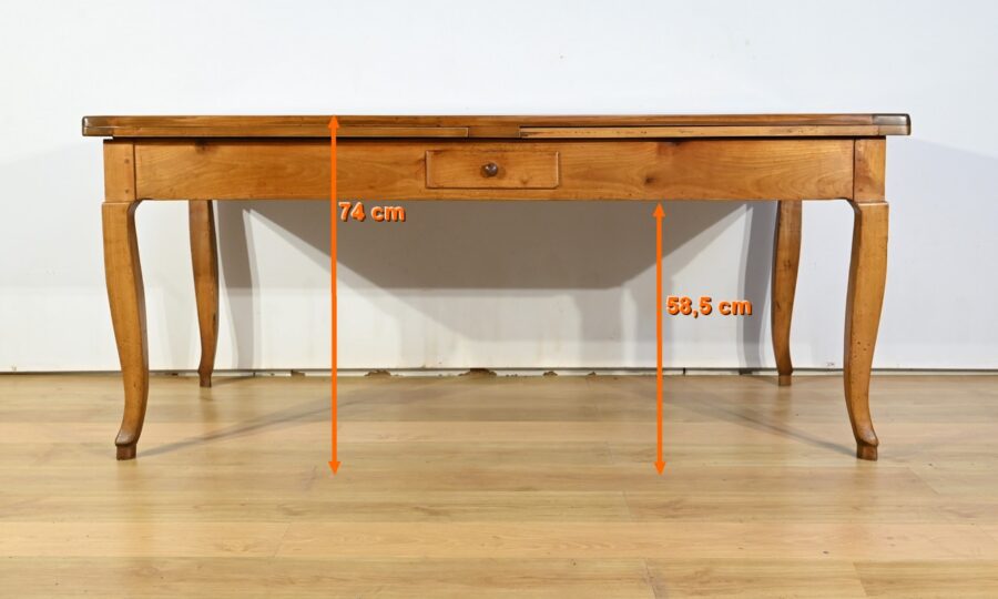 Table Régionale en Merisier, style Louis XV – Milieu XIXe – Image 37
