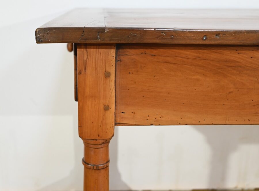 Table de Ferme de Propriété en Merisier, style Louis XIV – Début XIXe – Image 11