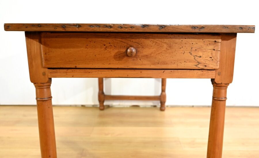 Table de Ferme de Propriété en Merisier, style Louis XIV – Début XIXe – Image 19