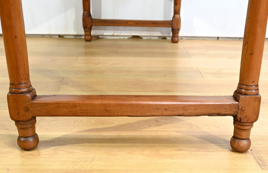 Table de Ferme de Propriété en Merisier, style Louis XIV – Début XIXe – Image 20