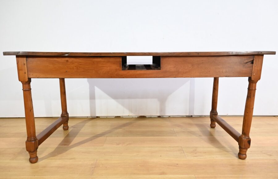 Table de Ferme de Propriété en Merisier, style Louis XIV – Début XIXe – Image 26