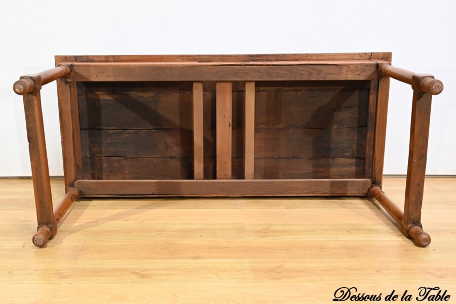 Table de Ferme de Propriété en Merisier, style Louis XIV – Début XIXe – Image 35