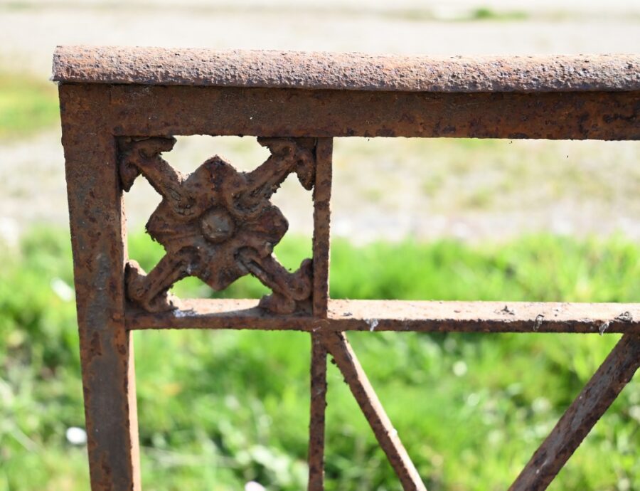 Garde-Corps de Fenêtre en Fer Forgé et Fonte – 2ème Partie XVIIIe – Image 11