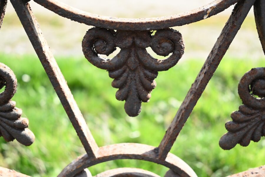 Garde-Corps de Fenêtre en Fer Forgé et Fonte – 2ème Partie XVIIIe – Image 8