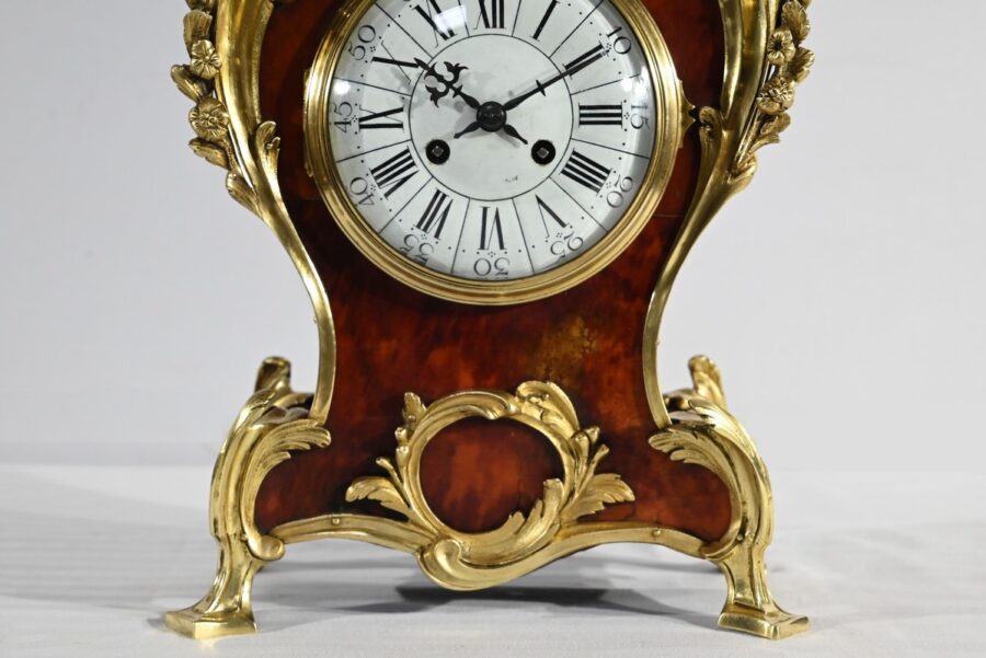 Garniture de Cheminée en Bronze et Bois Peint, estampillée Vincenti & Cie – 2ème partie XIXe – Image 13