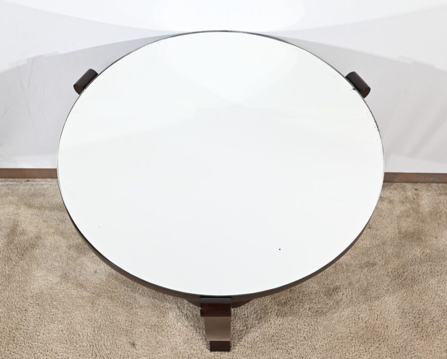 Guéridon en Acajou, style Art Déco – 1959 – Image 4