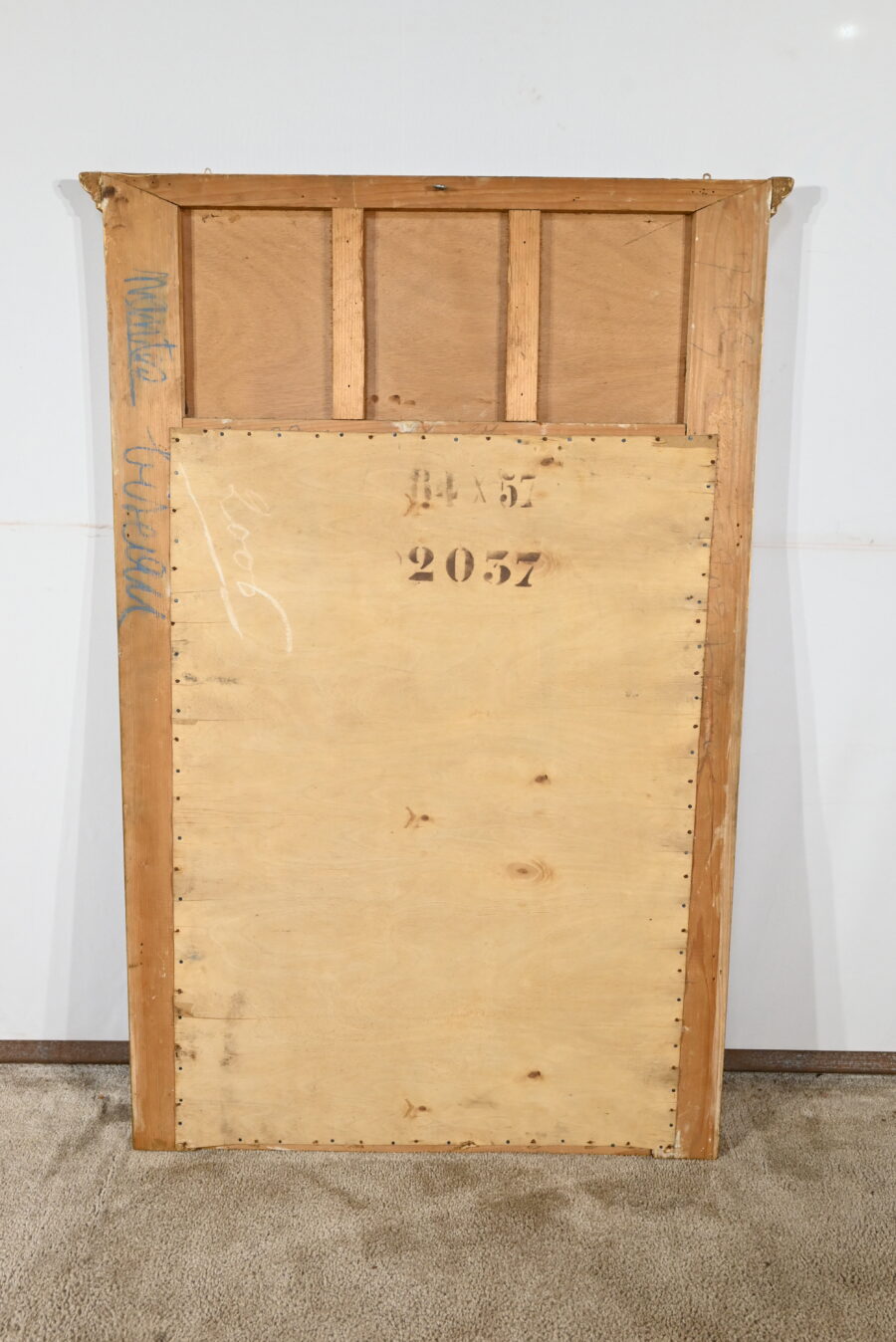 Miroir en Bois et Staff Doré, style Louis XVI – 1930 – Image 17