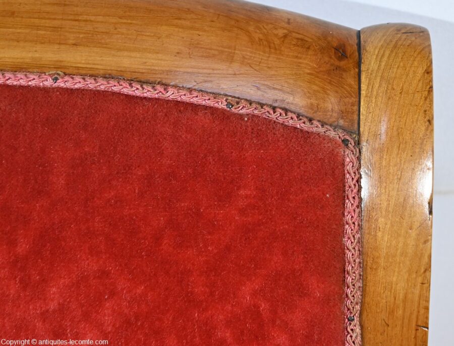 Paire de Fauteuils en Merisier, époque Louis Philippe – 1ère partie XIXe – Image 11