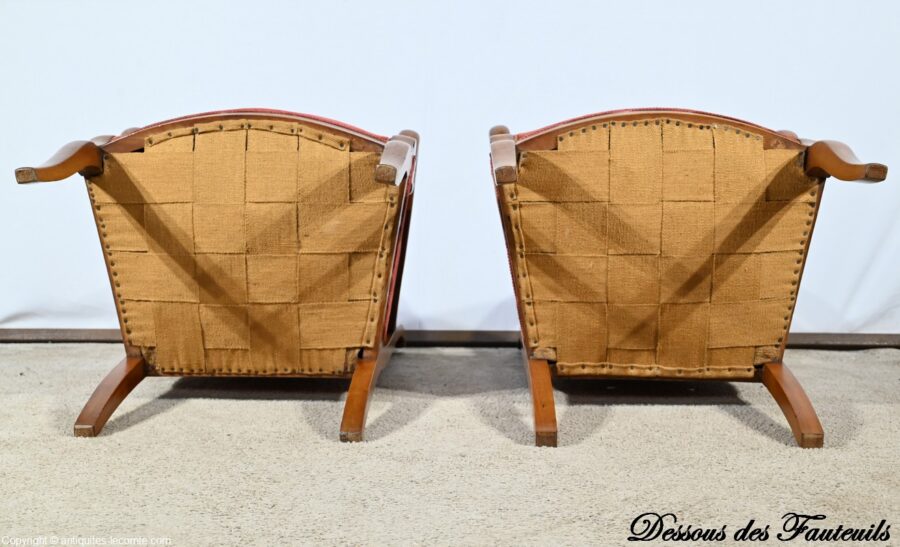 Paire de Fauteuils en Merisier, époque Louis Philippe – 1ère partie XIXe – Image 28