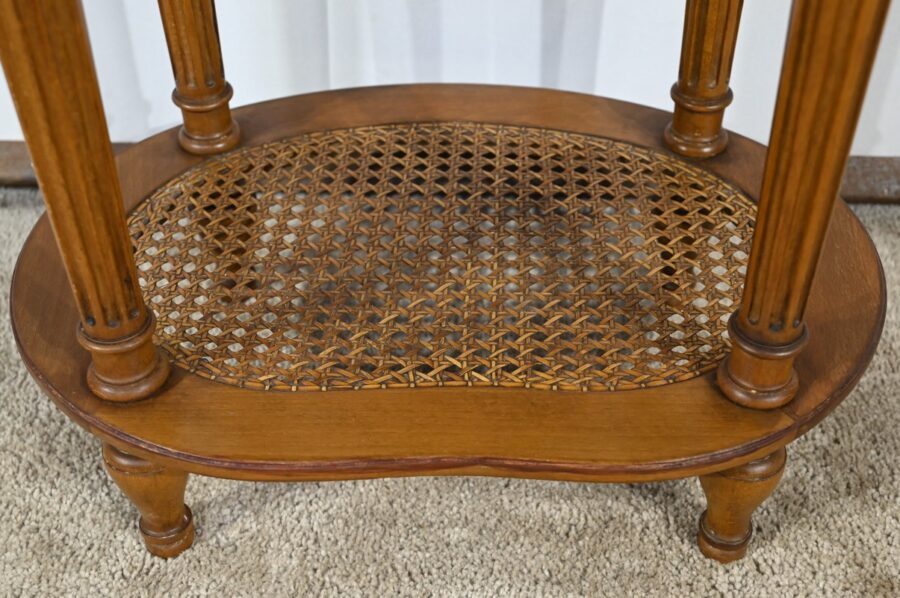 Petite Table Tambour en Hêtre, style Louis XVI – 1920 – Image 19