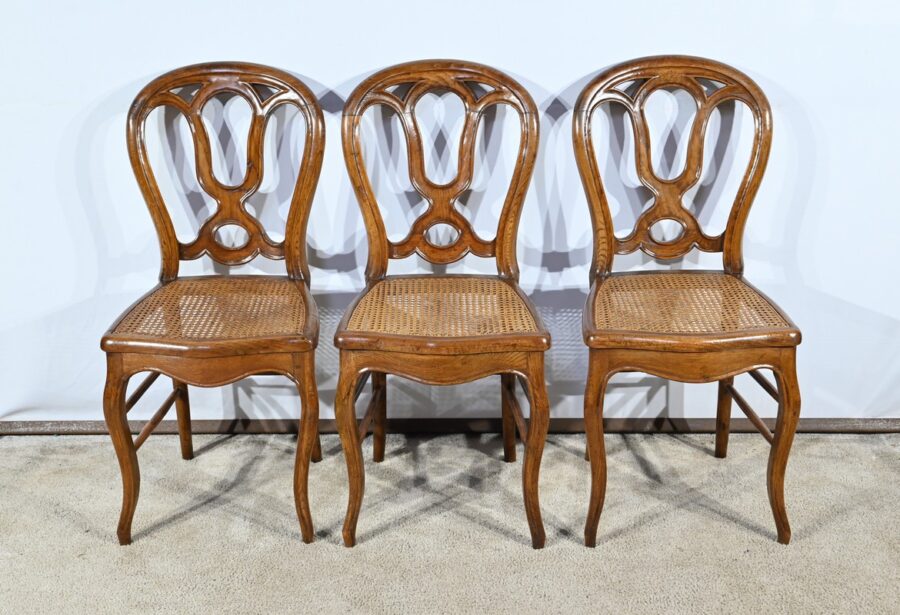 Chaises en Chêne, époque Louis Philippe – Milieu XIXe