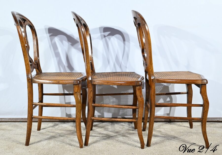 Chaises en Chêne, époque Louis Philippe – Milieu XIXe – Image 19