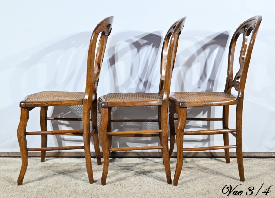 Chaises en Chêne, époque Louis Philippe – Milieu XIXe – Image 20