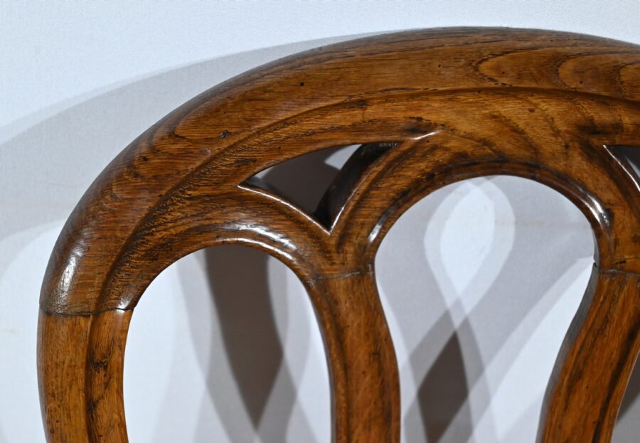 Chaises en Chêne, époque Louis Philippe – Milieu XIXe – Image 8
