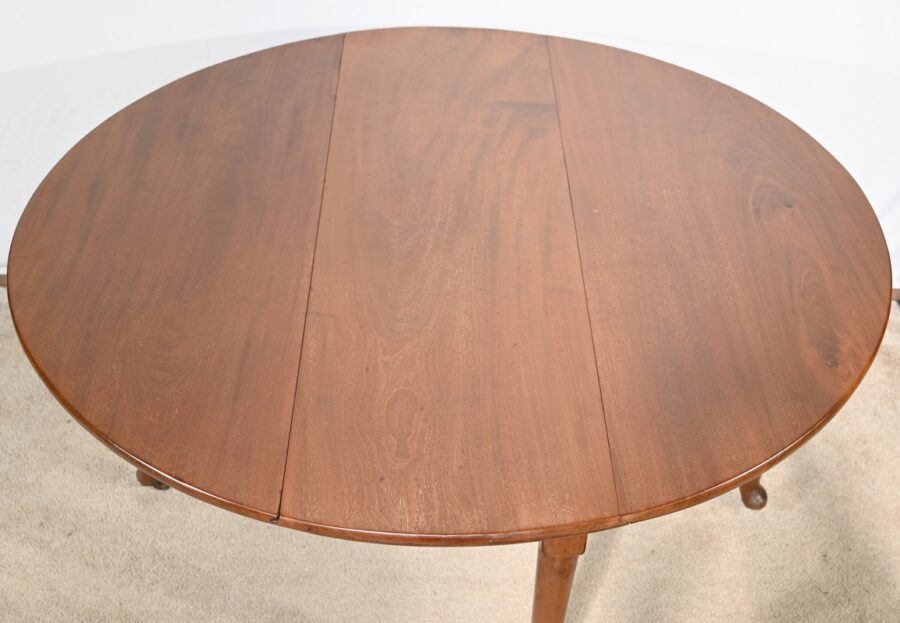 Table Ovale 6 Couverts en Acajou, Angleterre – 1ère Partie XIXe – Image 5