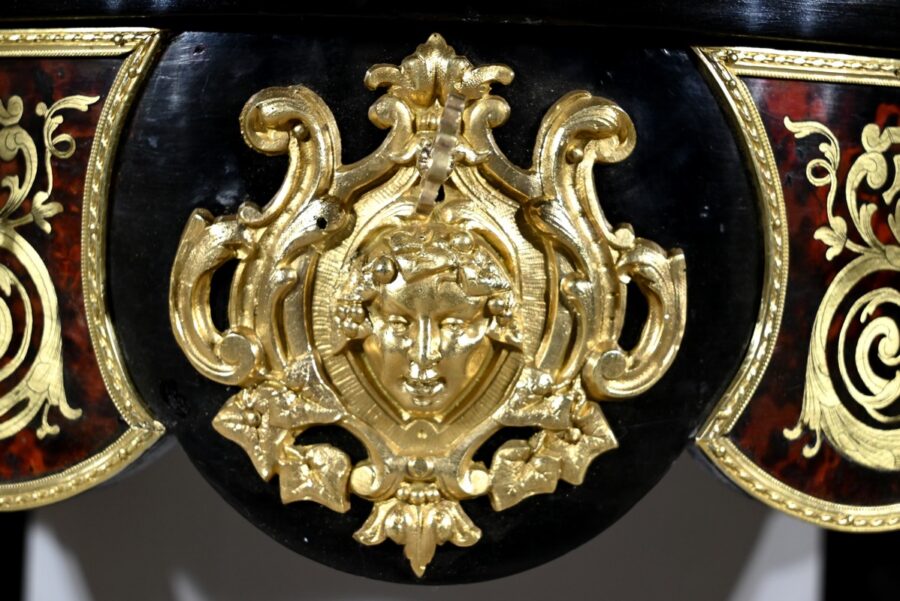 Table d’Apparat en Poirier Noirci, époque Napoléon III – Milieu XIXe – Image 11