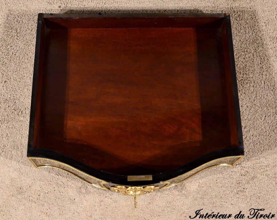 Table d’Apparat en Poirier Noirci, époque Napoléon III – Milieu XIXe – Image 28