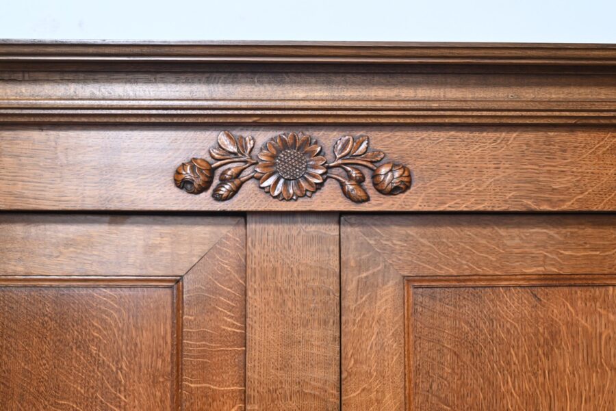 Buffet Deux-Corps de Propriété en Chêne, époque Empire – 1ère partie XIXe – Image 9