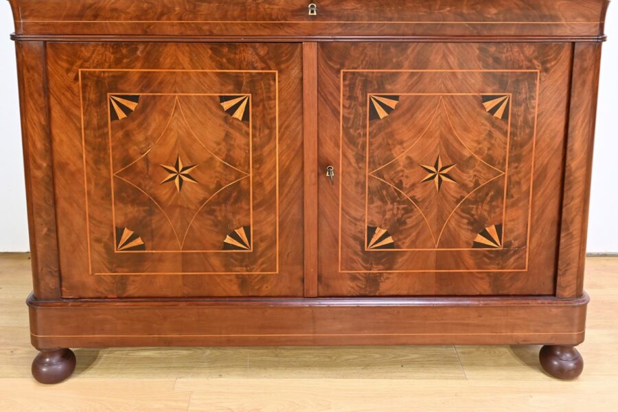 Buffet en Ronce d’Acajou, époque Restauration – Début XIXe – Image 13