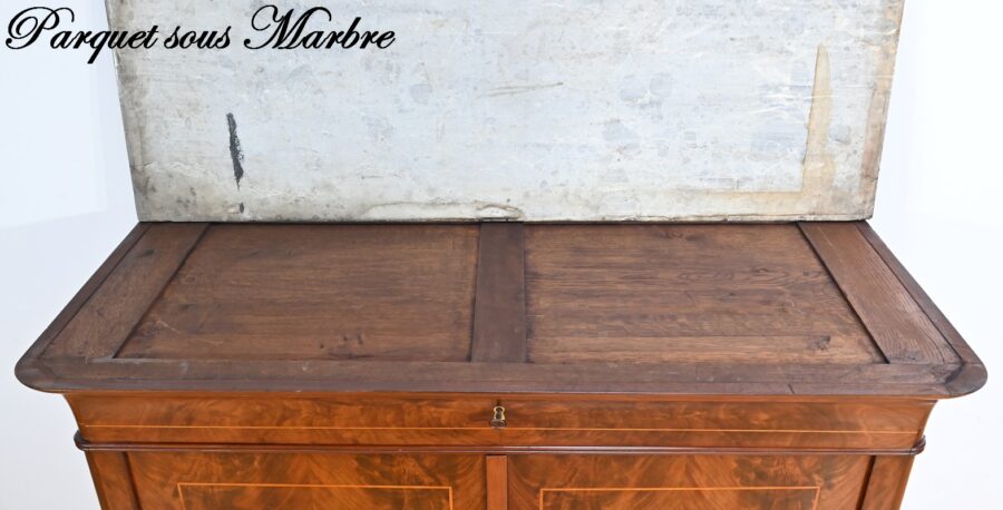 Buffet en Ronce d’Acajou, époque Restauration – Début XIXe – Image 29
