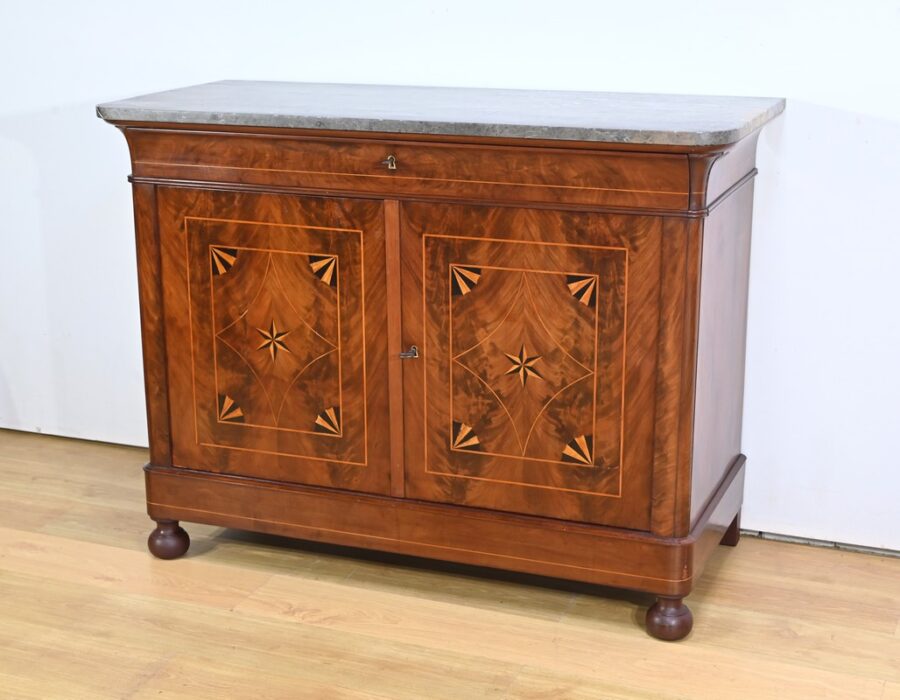 Buffet en Ronce d’Acajou, époque Restauration – Début XIXe – Image 3